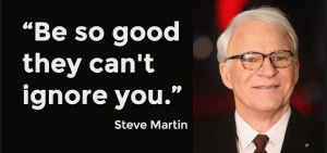 Quote by steve martin with a picture of him